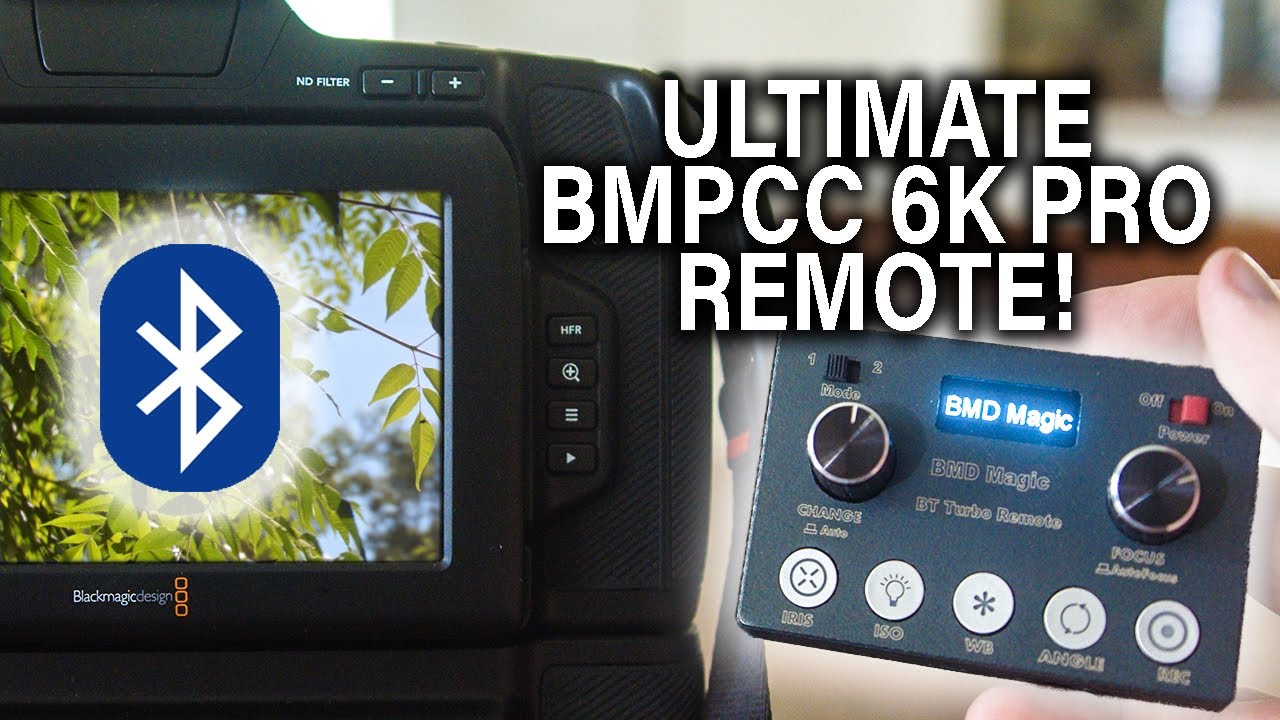 Blackmagic Cinema Camera Bluetooth Remotes! Pairing Instructions (4K/6K/6K PRO/URSA G2)
