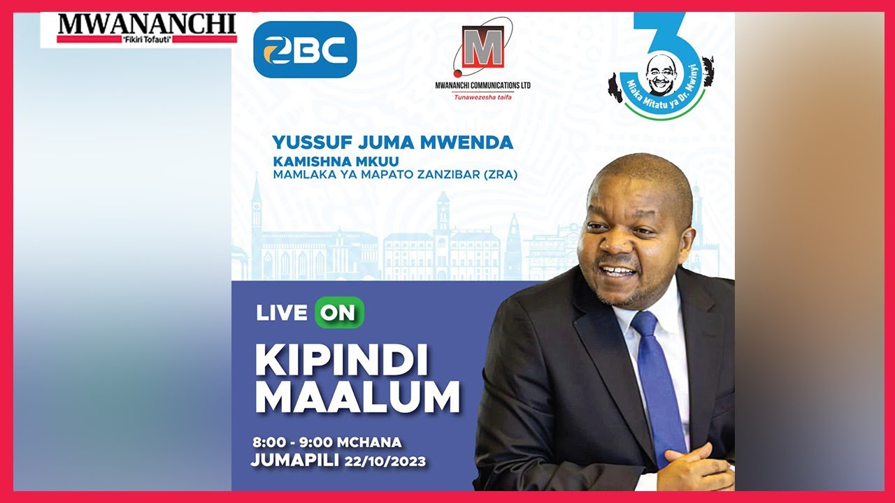 🔴#LIVE: Mahojiano Maalum na Kamishna Mkuu wa Mamlaka ya Mapato Zanzibar (ZRA)