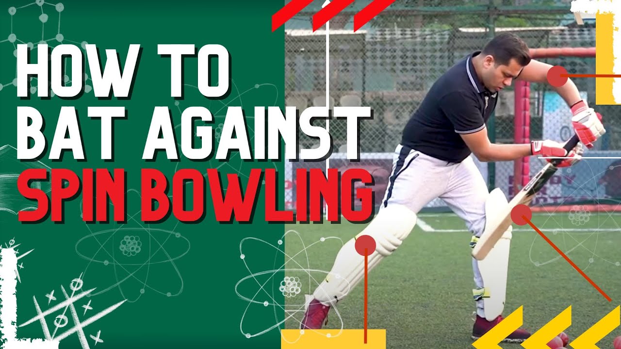 How to BAT against SPIN | Cricket Paathshala