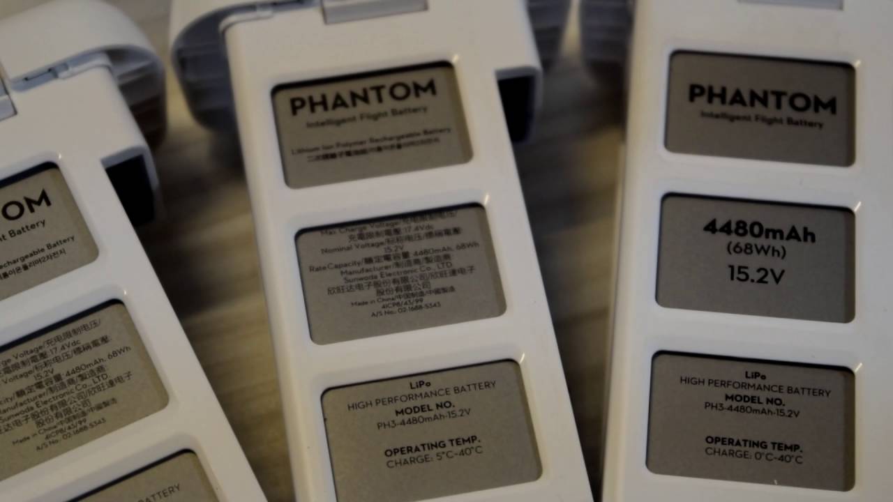 Phantom 3 Advanced мое хобби, немного о батареях