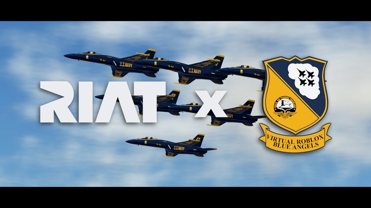 Virtual Roblox Blue Angels - RIAT 2026 Delta Display
