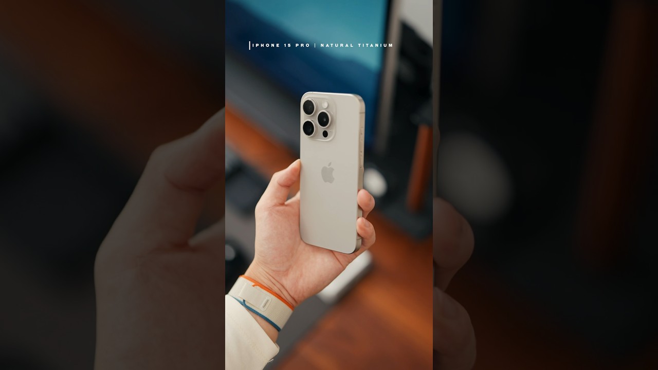 iPhone 15 Pro (Natural Titanium) Unboxing 🔥