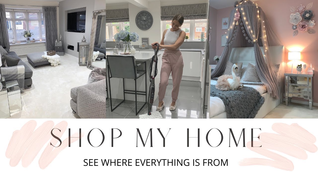 SHOP MY HOME | Where Everything In My Home Is From | Full home tour walkthrough | UK Home