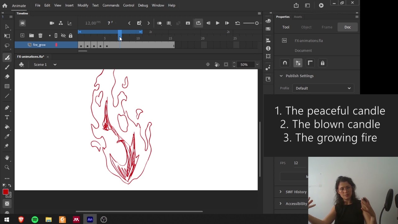 Frame by Frame #11 - Fire animations