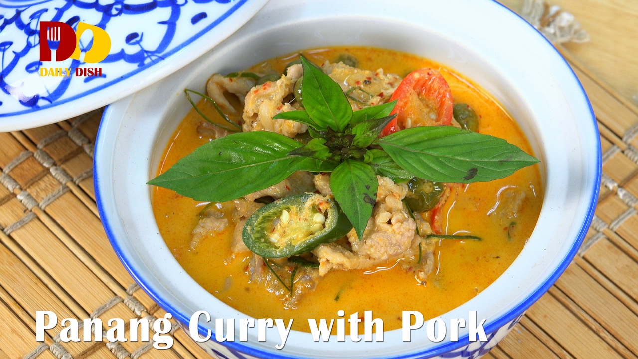Panang Curry with Pork (Thai Food) พะแนงหมู | Panang Moo