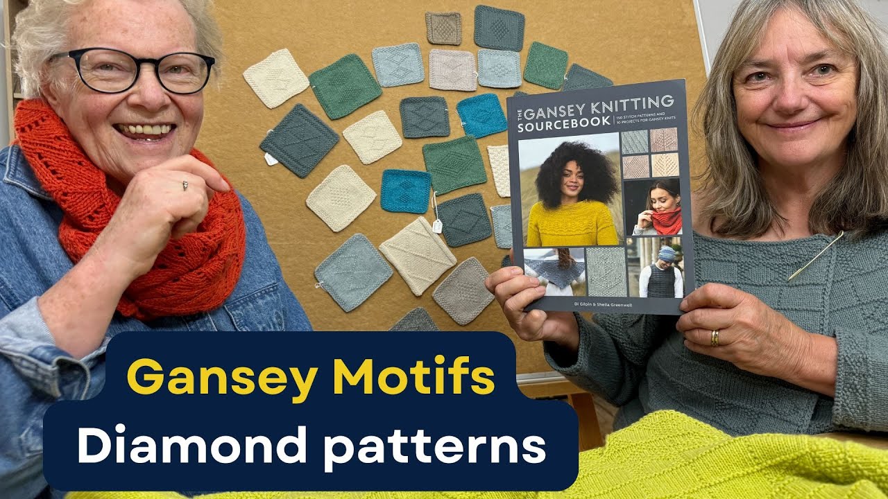 Gansey motifs Diamond patterns