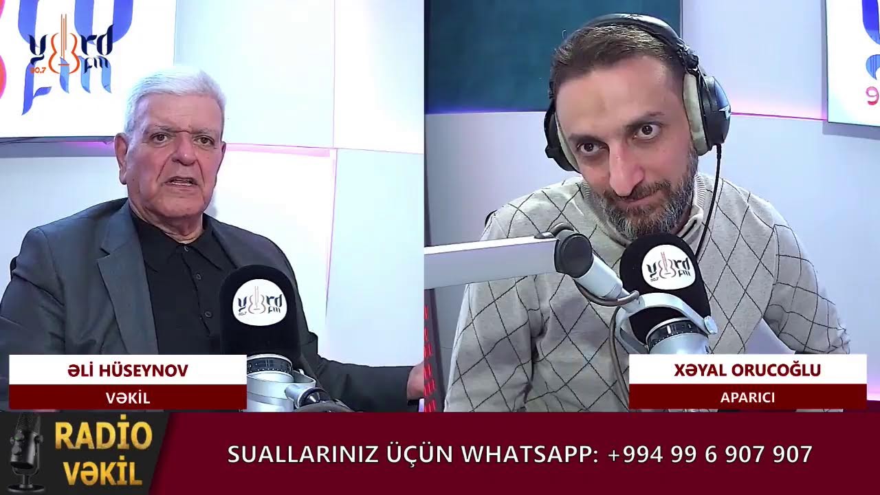AĞIR YOL NƏQLİYYAT HADİSƏLƏRİ VƏ PROFİLAKTİKASI - RadioVəkil, Xəyal Orucoğlunun təqdimatında #101