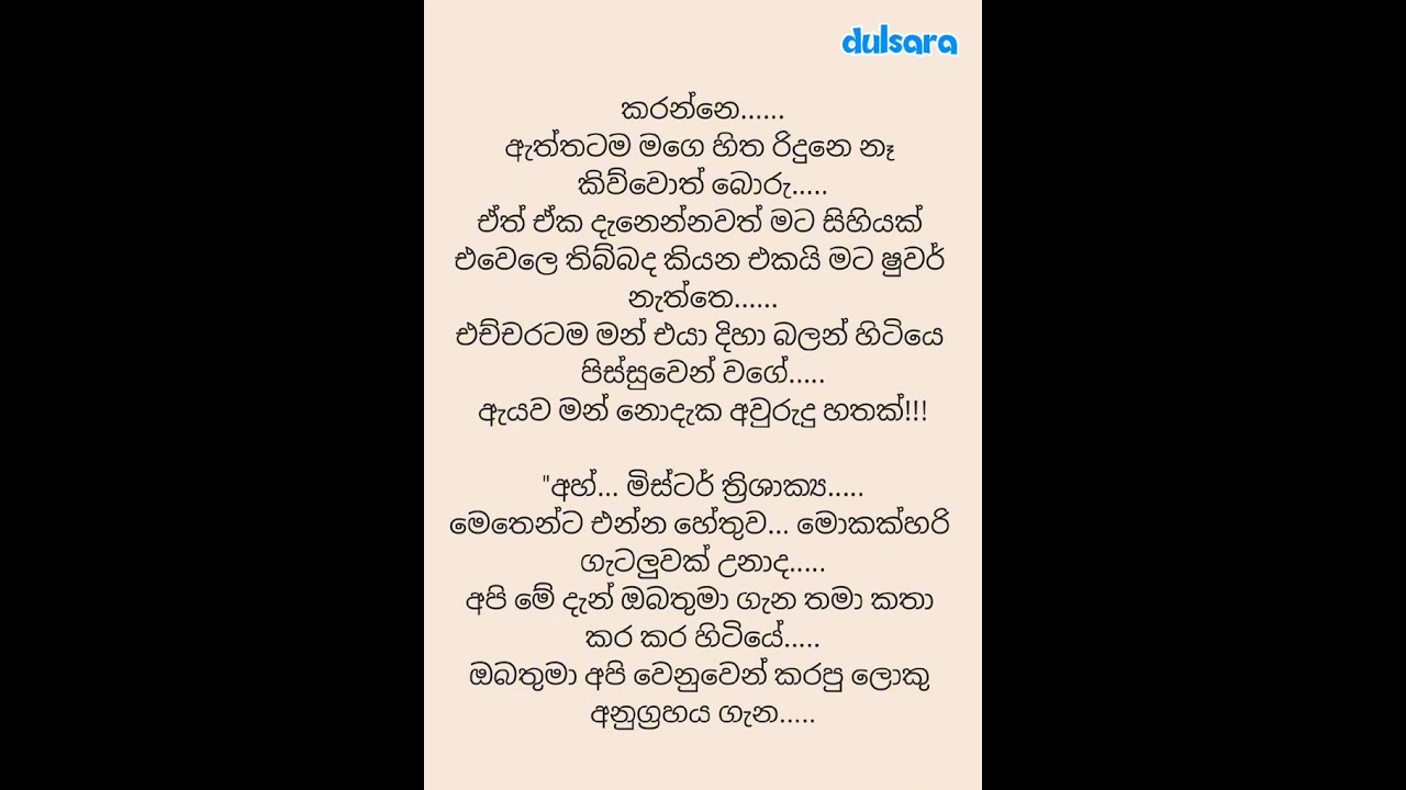 🌸සල්ලිකාර දඩබ්බරයාව මෙල්ල කරගත් ඈ...(2/3) ❤️‍🔥