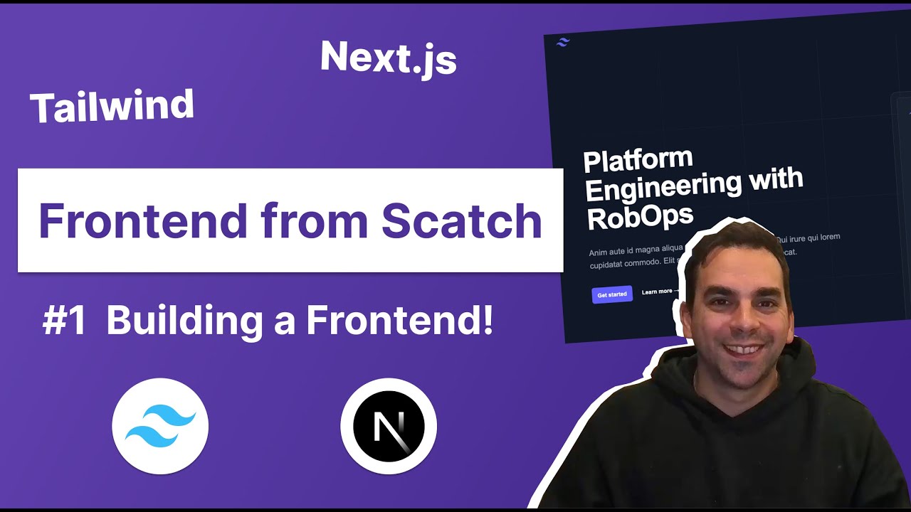 Build a Website from Scratch (Part 1) – Next.js + Tailwind Frontend Setup