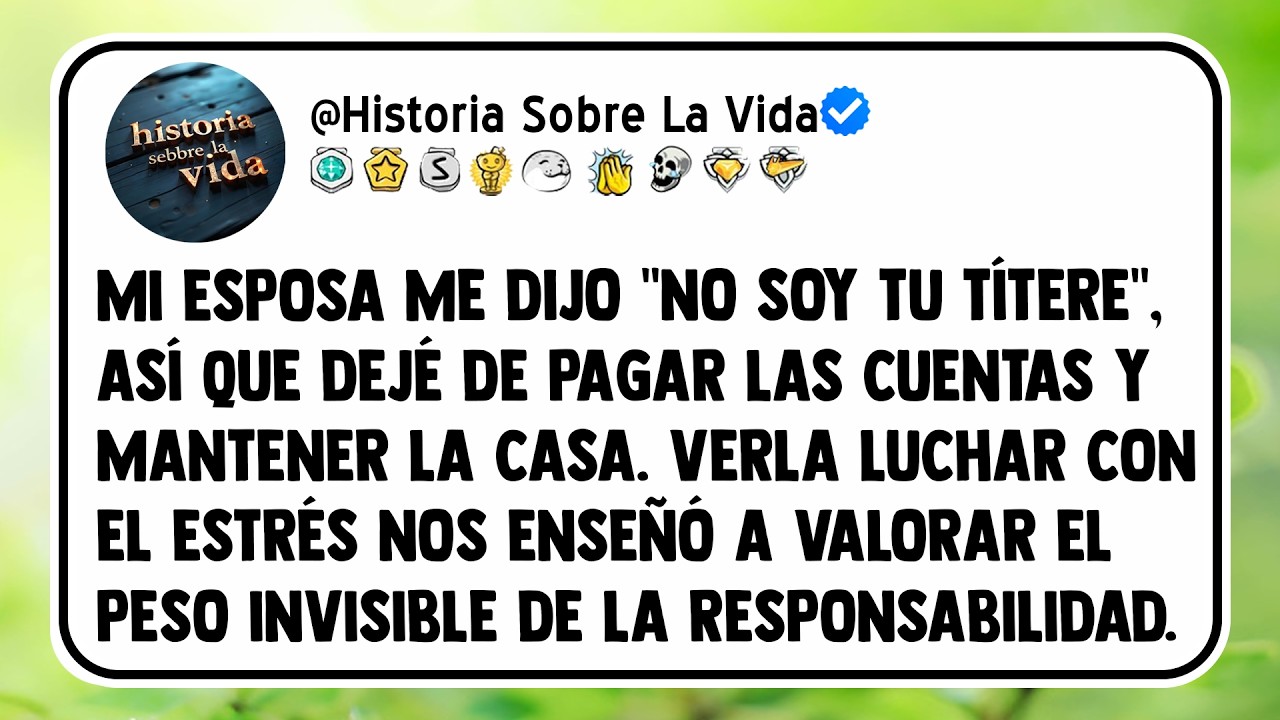 Mi esposa me dijo 