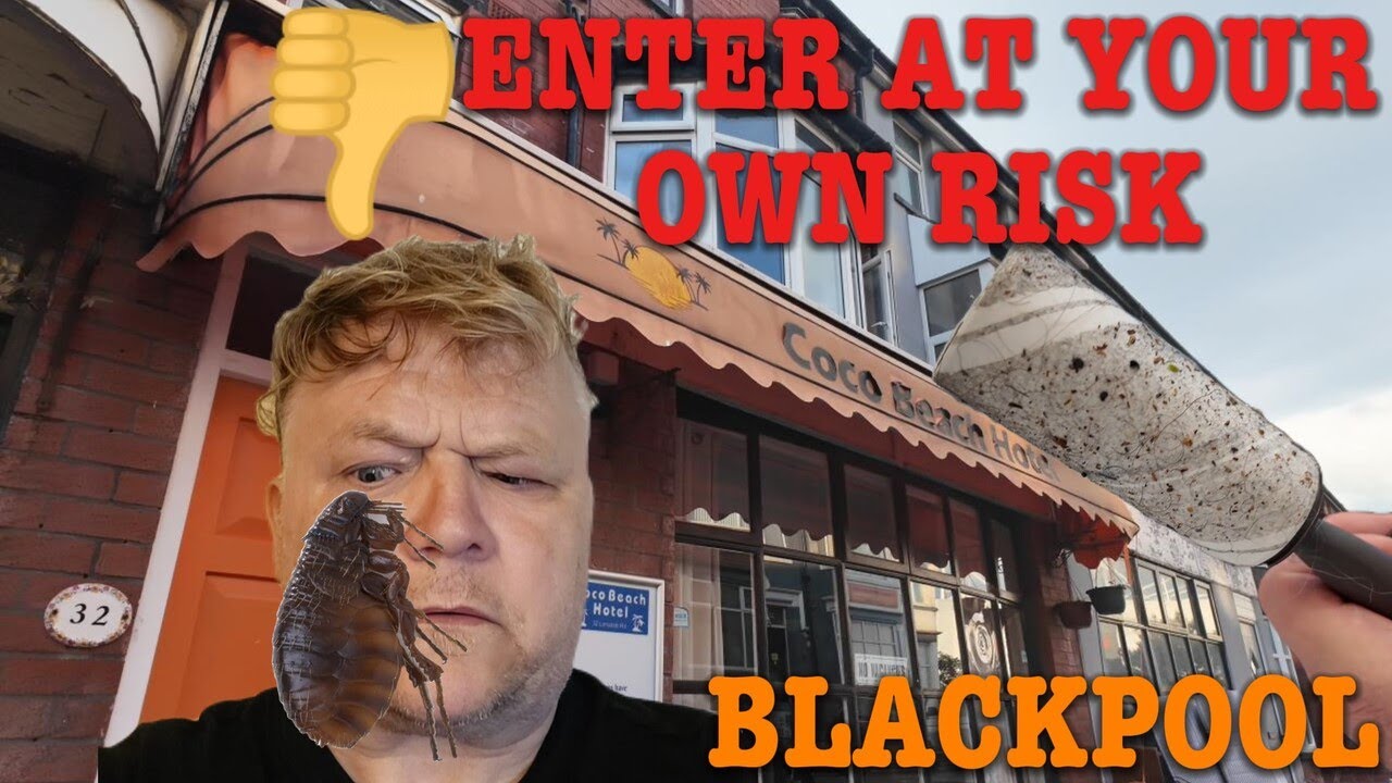 One of the WORST hotels in BLACKPOOL Iv ever stayed in, Fleas, Flies and Bed Bugs