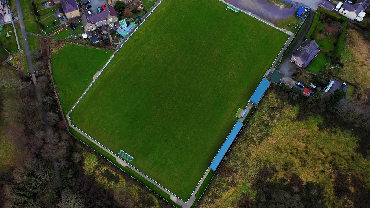 CPD Dyffryn Nantlle Vale FC - Cae Vale - Football Stadium - Wales - UK - 4K - Cinematic Footage