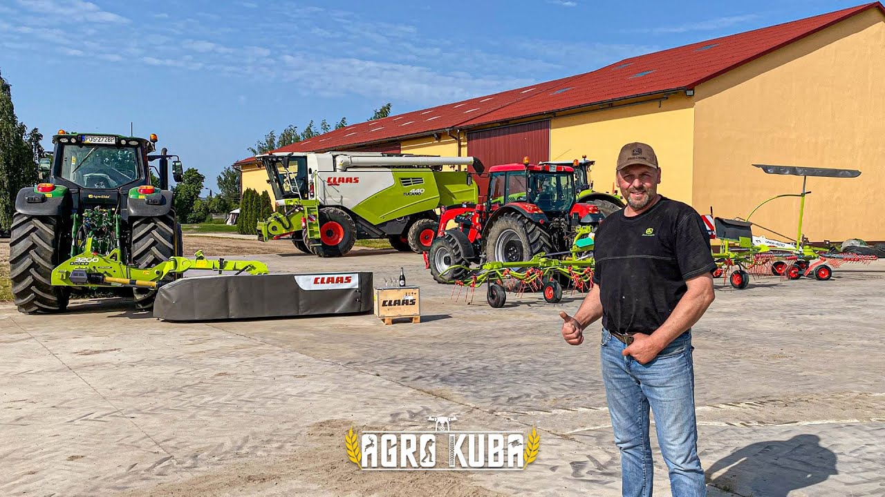 ✔ Sianokosy z nowymi nabytkami Claas'a! ☆ Disco, Volto, Liner ☆ GR Wiertelak ☆ Agro Kuba ✔