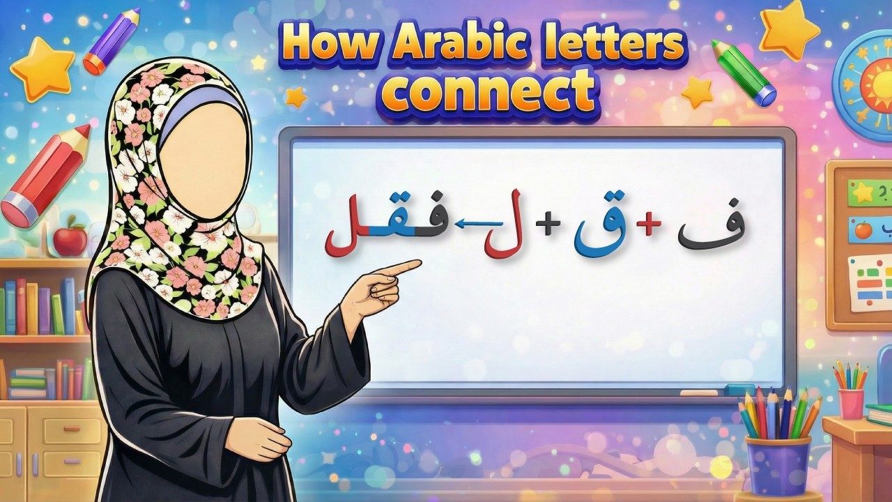 You’ll Finally Understand Arabic Letter Connections After This (Qaida Lesson 2)