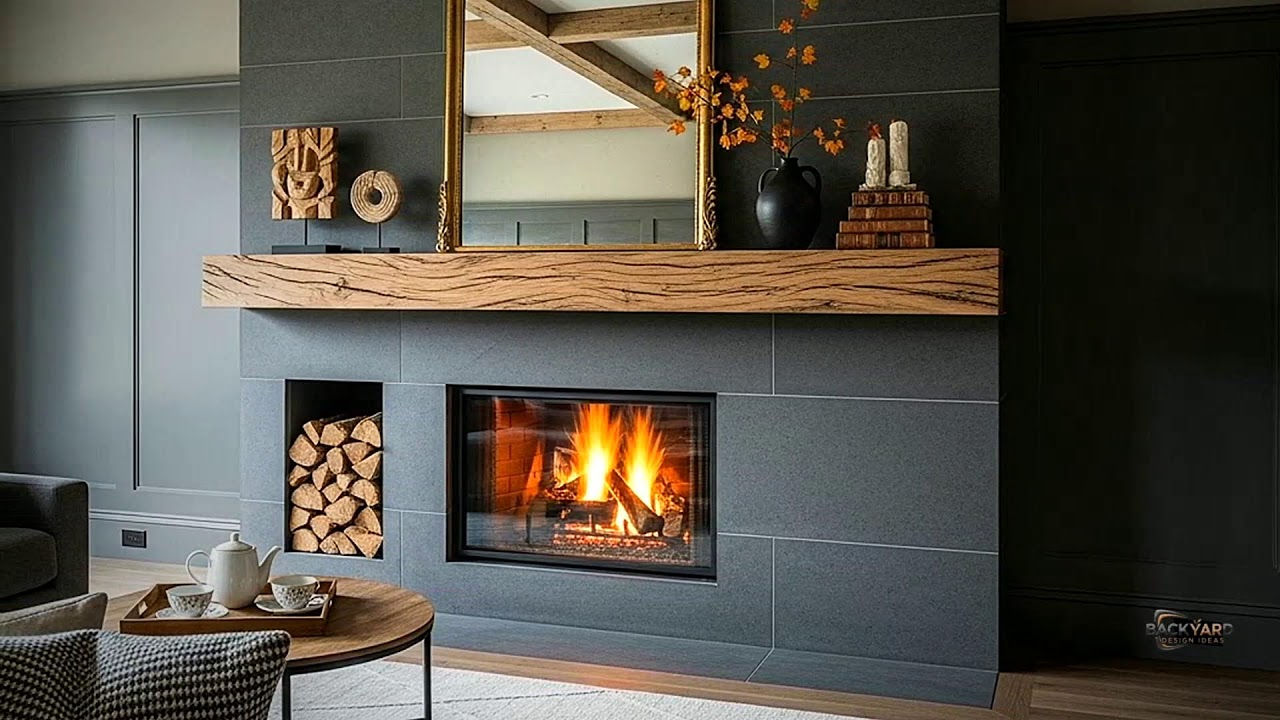 Winter Living Room With Fireplace Live Cozy Makeover Stream