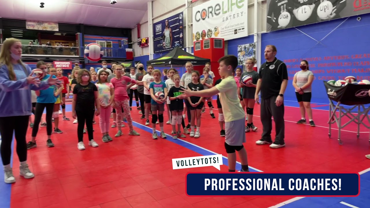 VolleyTots teaches BOYS & GIRLS the FUNdamentals!