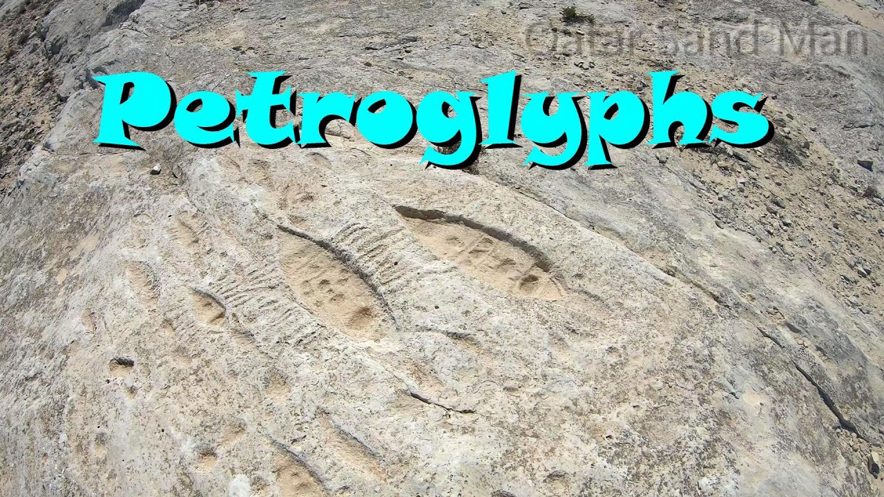 Petroglyphs at Al Jassasiya, Northern Qatar.