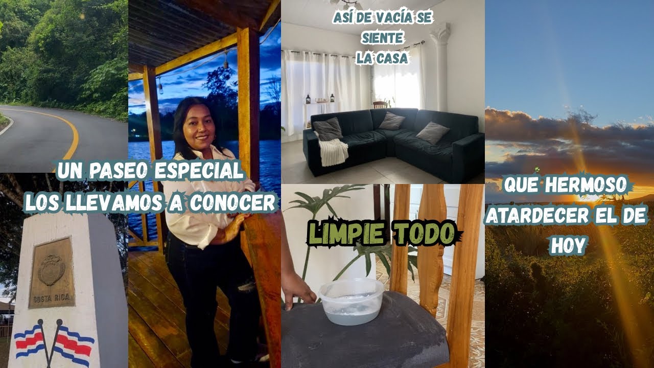 Los llevamos a lugares nuevos para  ellos/así de vacía se siente la casa