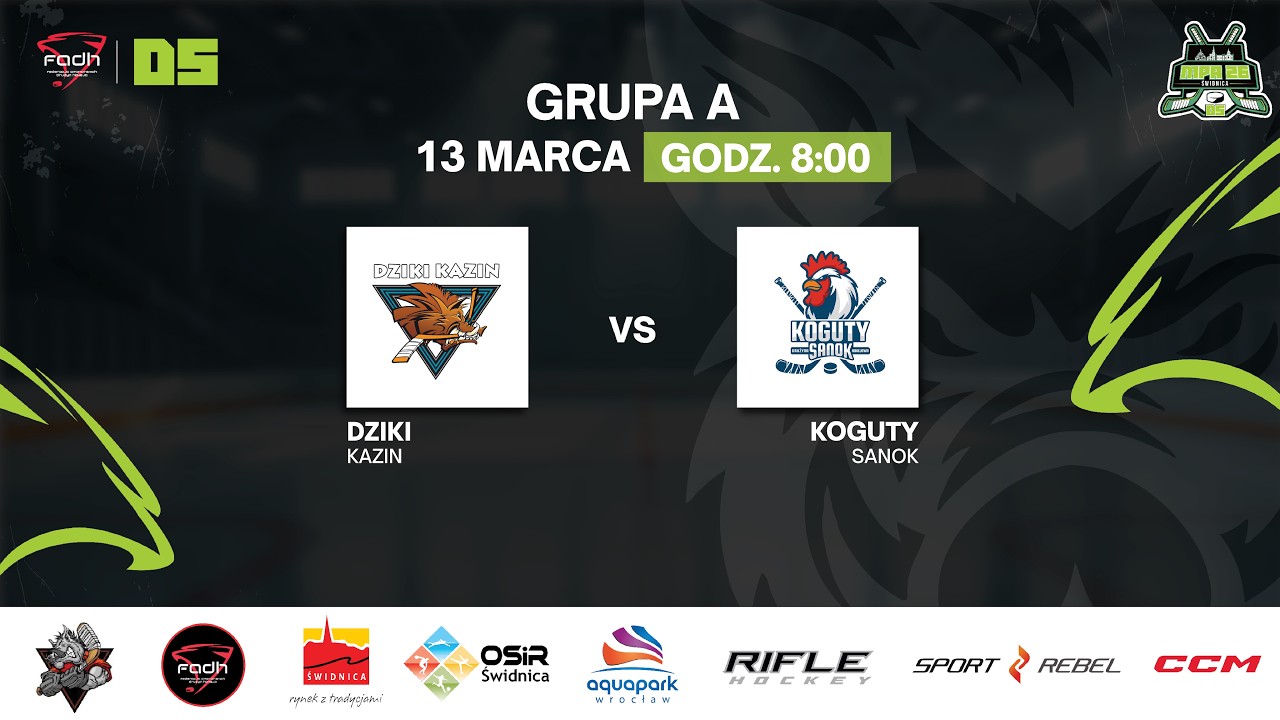 DZIKI Kazin vs KOGUTY Sanok -  MPA26 DYWIZJA 5 ŚWIDNICA