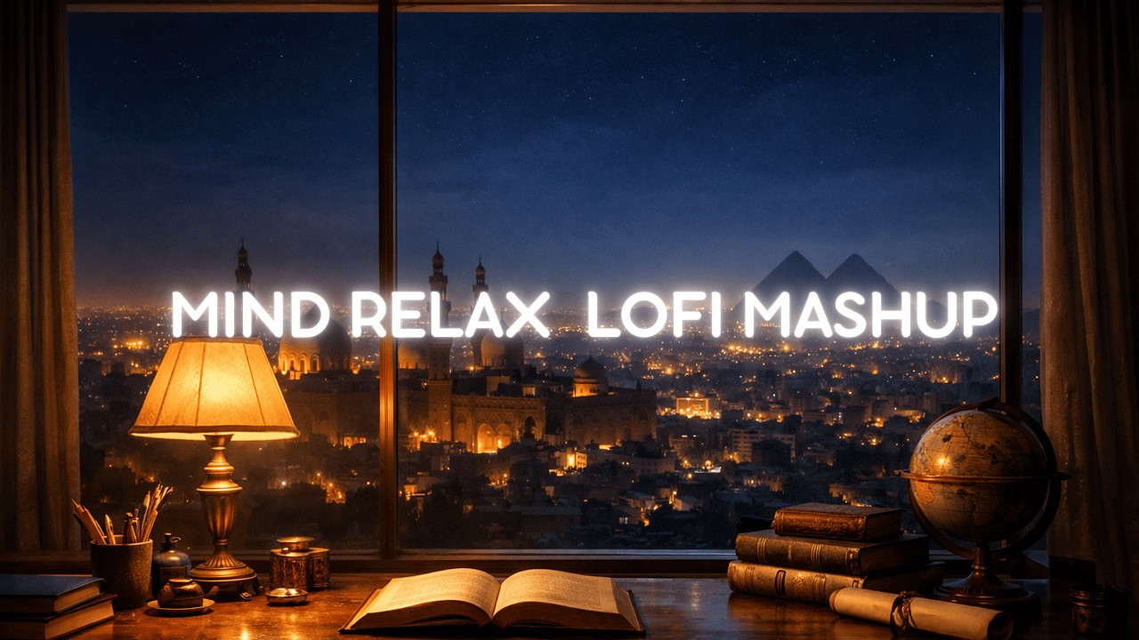 Midnight Skyline LoFi Mix | Coffee, Books & Chill Beats