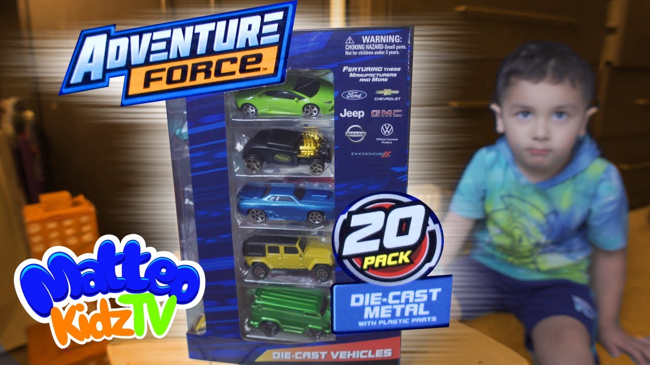 Adventure Force! 20 Pack Die-Cast Vehicles (with Plastic Parts)!!!