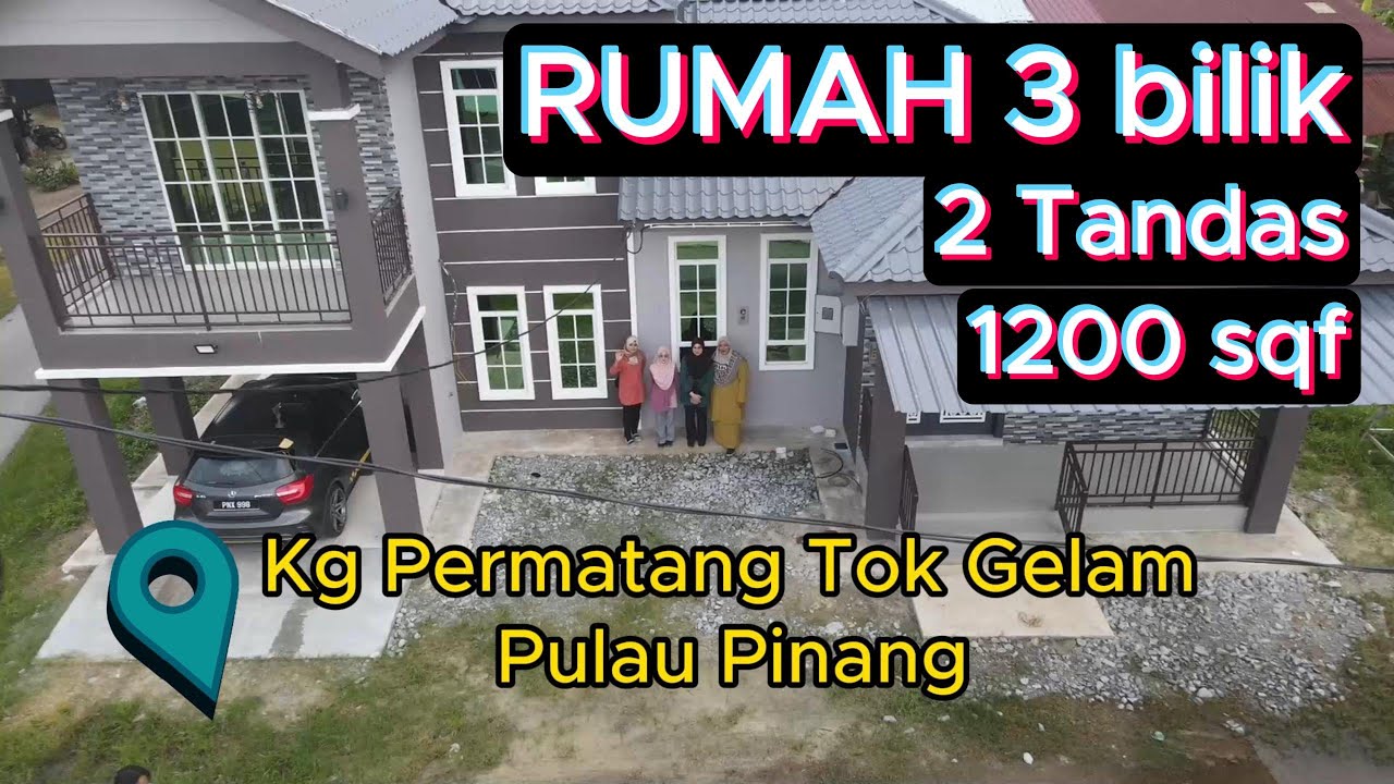 BANGLOW Simple 3 Bilik di Kg Pmtg Tok Gelam