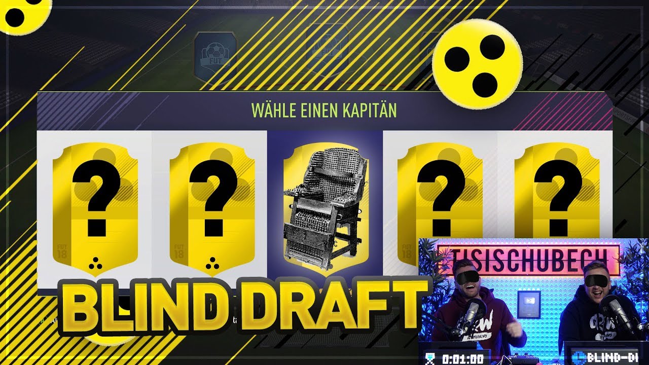 FIFA 18 : BLIND DRAFT BATTLE 🔥🙈 Duell um die STUHL 😂