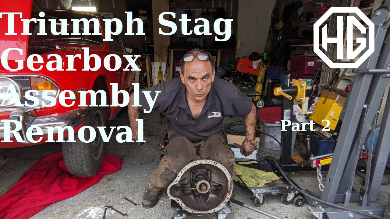 Triumph Stag: Gearbox Assembly Removal Part 2