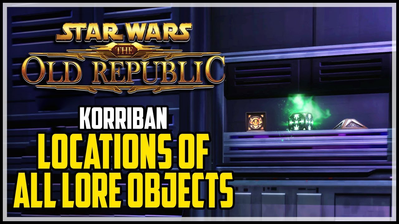 The Old Republic Korriban All Lore Objects Locations