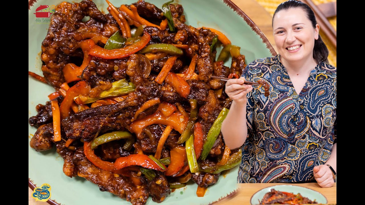 VITA CROCANTA CU LEGUME IN STIL CHINEZESC  - CRISPY SHREDDED BEEF #abyblajan #bluedragon #parmashop