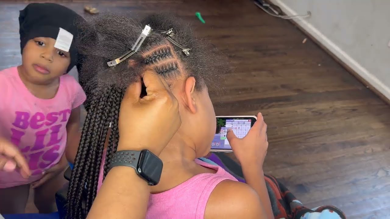 Creative Kids Braid Style | Ponytail Lemonade with Beads and Boho Hair