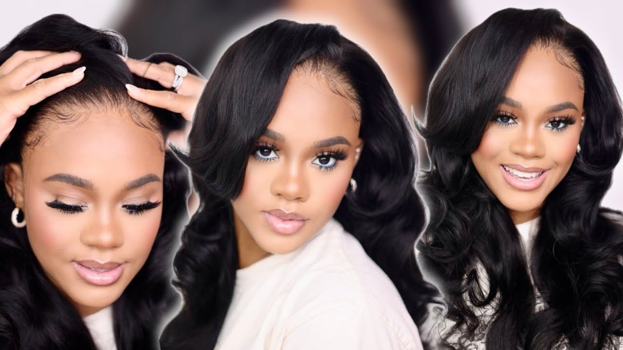MY FAVORITE EVERYDAY WIG | PRE PLUCKED PRE CURLED HD LACE BODY WAVE WIG INSTALL | FT. WIGGINS HAIR