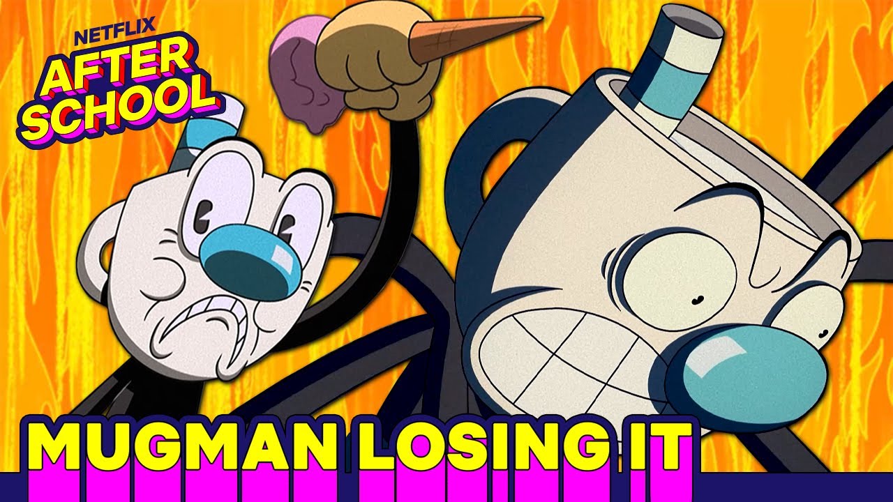Mugman LOSING His Mind! 🥤🤯 THE CUPHEAD SHOW! | Netflix After School