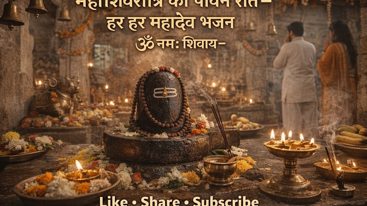 🕉️ “महाशिवरात्रि की पावन रात – हर हर महादेव भजन” 🔱🌙🙏