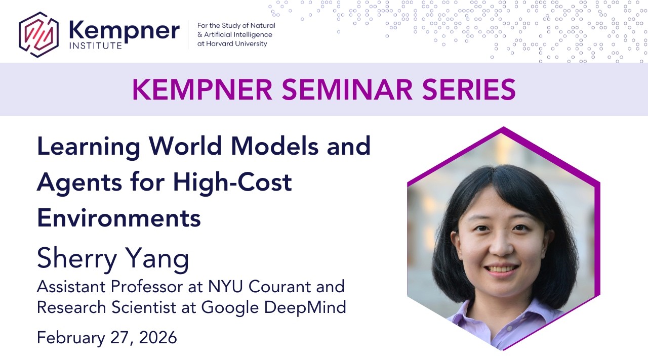Learning World Models and Agents for High-Cost Environments with Sherry Yang