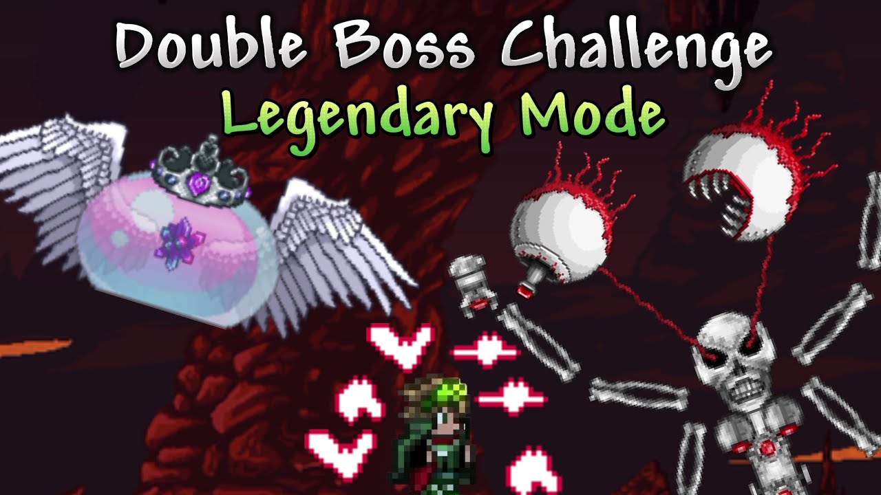Double Boss as a True Summoner challenge! - Legendary Getfixedboi - Terraria 1.4.4.9