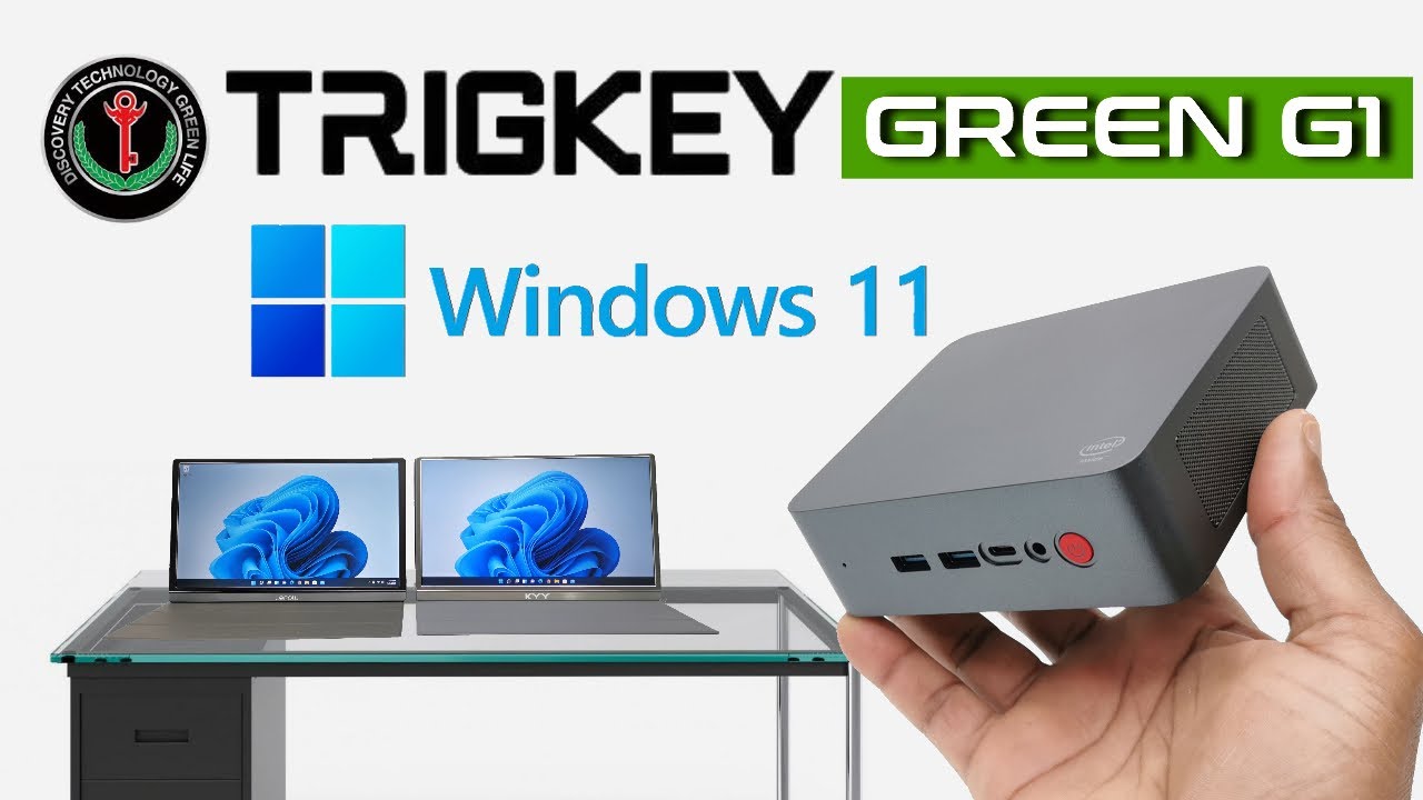 TRIGKEY Green G1 Intel Windows 11 обновленный мини-ПК