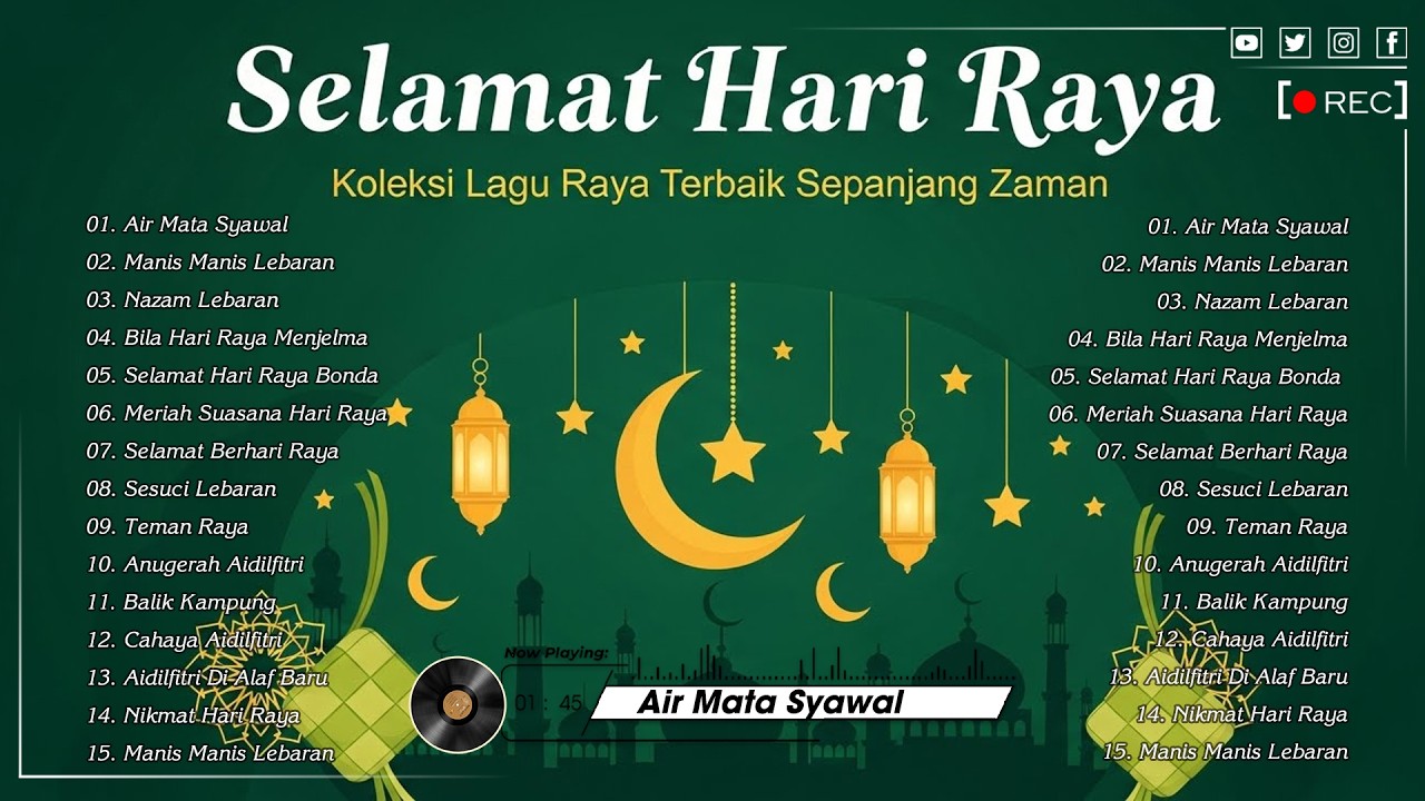 Lagu Raya Populer 2026 ✨ Koleksi Nostalgia & Hits Evergreen 🏮