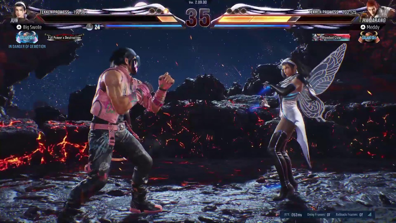 Getting my cheeks clapped in Tekken Ranked