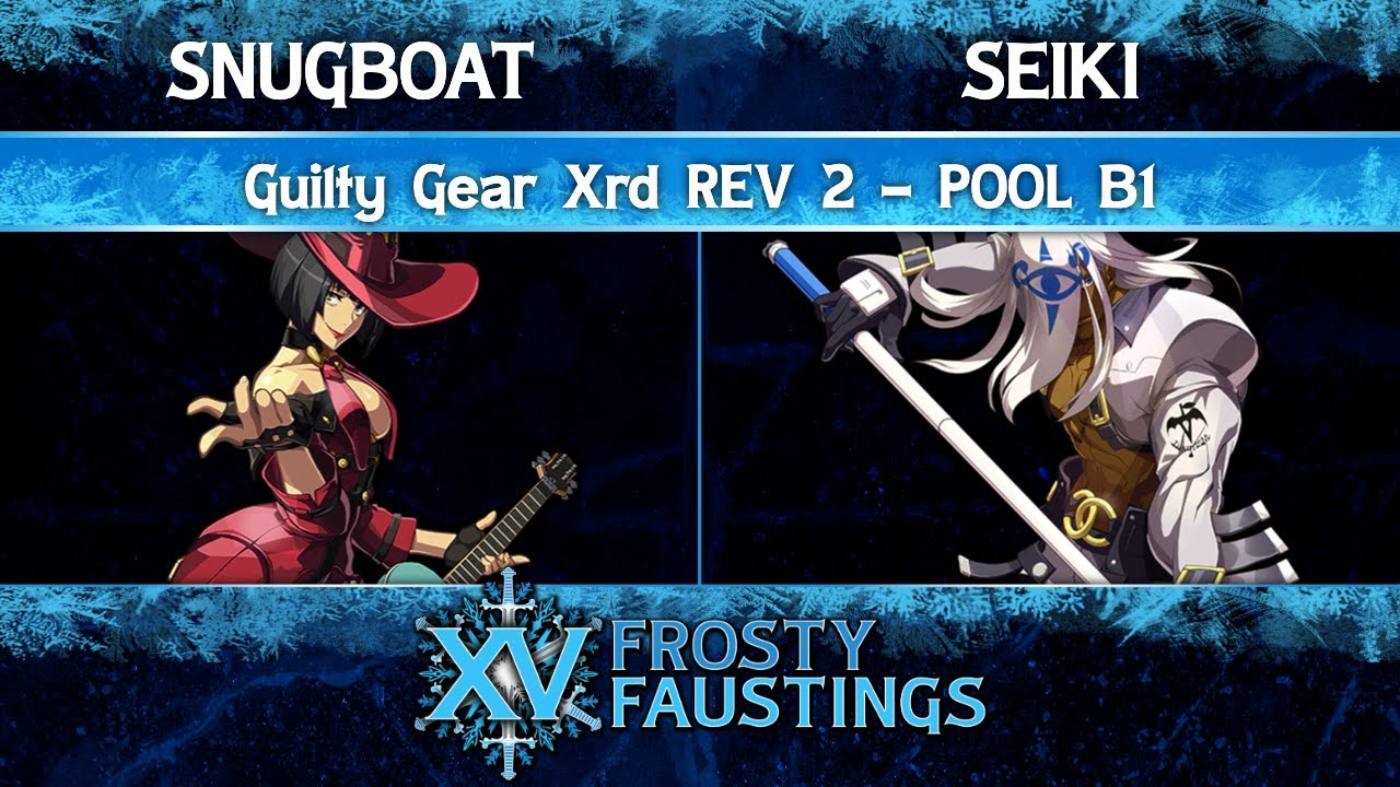 Frosty Faustings XV 2023 Pool B1 - Snugboat (I-No) vs Seiki (Venom) - Guilty Gear Xrd REV 2