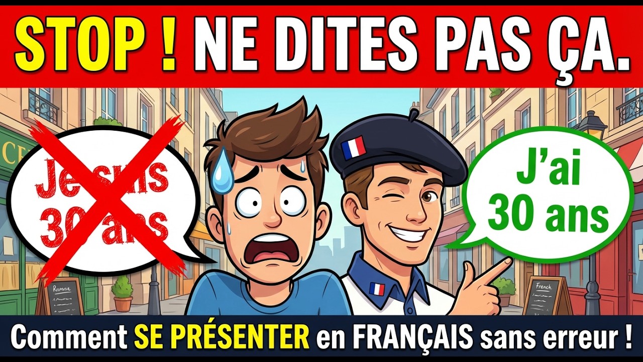 Comment se présenter en français ? Dialogue complet pour débutants  Apprendre le français facilement