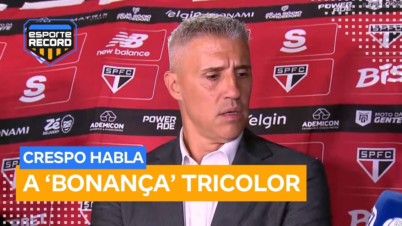 ‘O time precisava de estabilidade’, desabafa Crespo após classificação do São Paulo