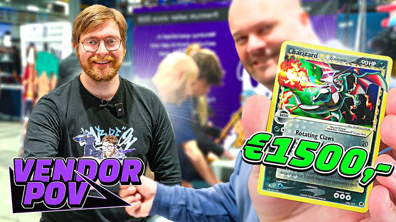 Vendor POV | Collectors Event Dag 1, Charizard Goldstar COINFLIP! 1-3-2025