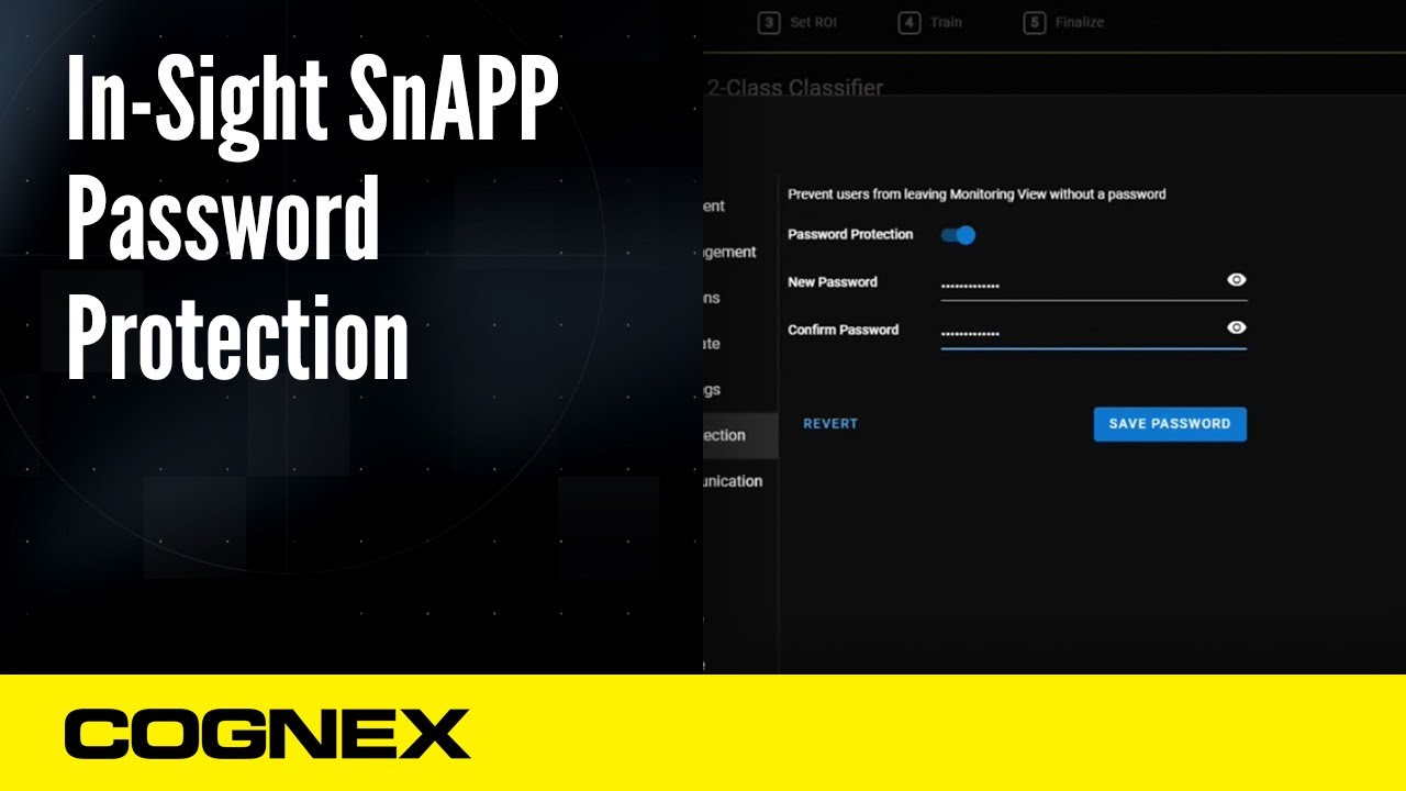 In-Sight SnAPP: Password Protection | Cognex Support