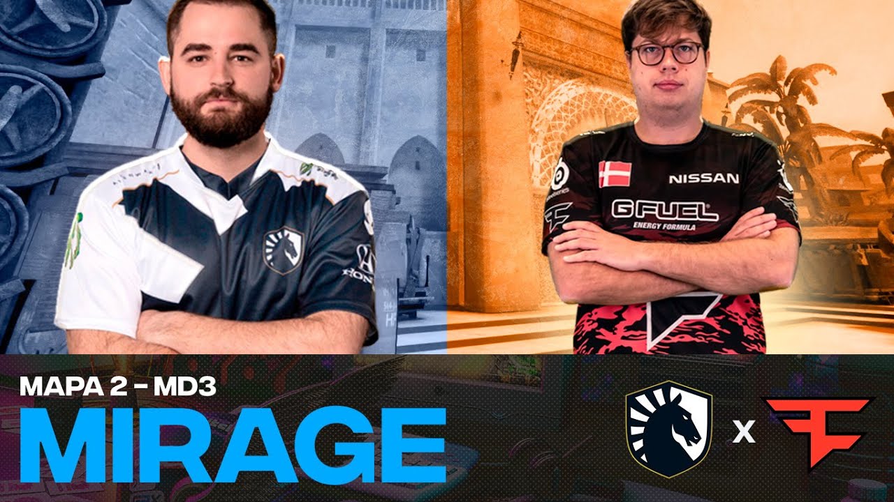 PGL Major Stockholm 2021 Legends Stage: LIQUID vs FAZE - MIRAGE (MD3) MAPA 2
