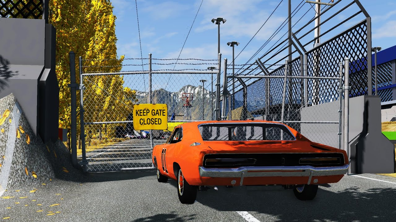 Massive Spike Strip Pile Up Crashes #2   BeamNG Drive | CrashTherapy