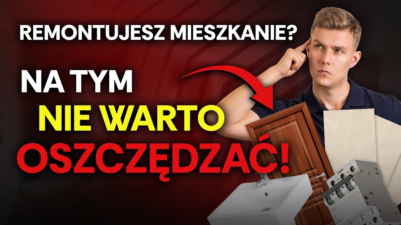 Planujesz remont mieszkania? Na tych rzeczach NIE MOŻESZ oszczędzać! 🚨