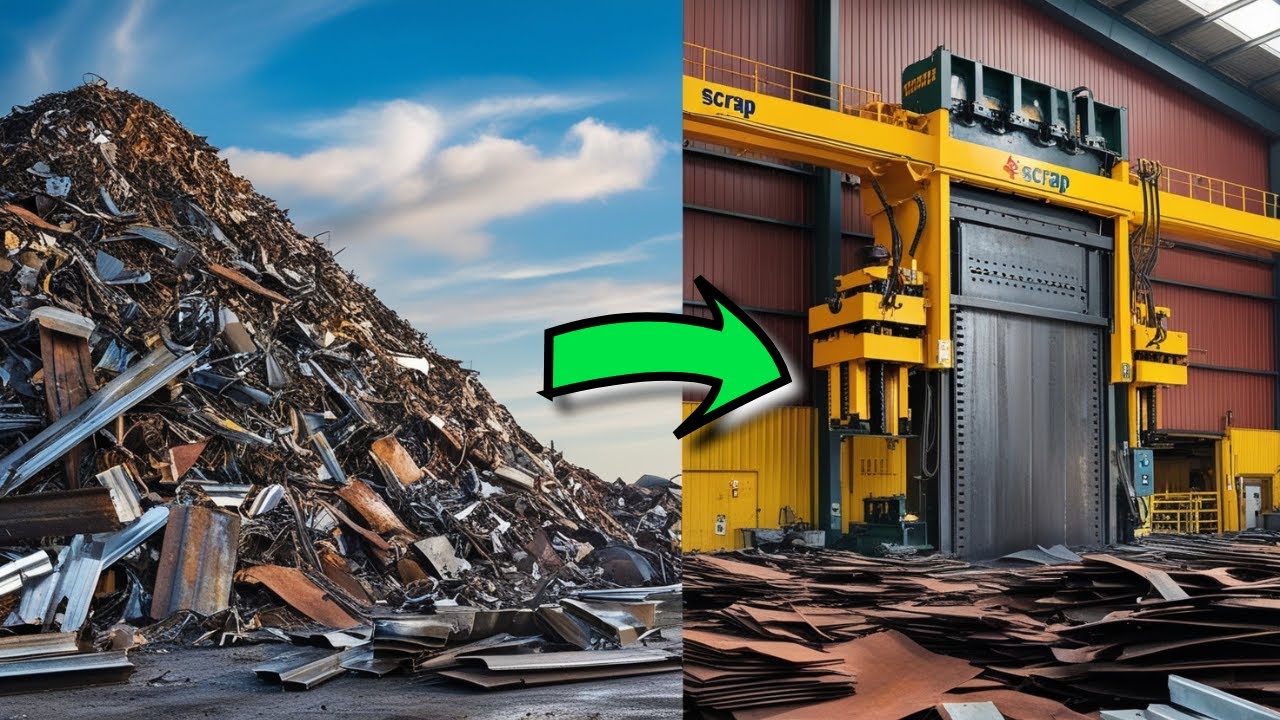 The Power Behind Scrap Metal Recycling: Hydraulic Shearing Machine