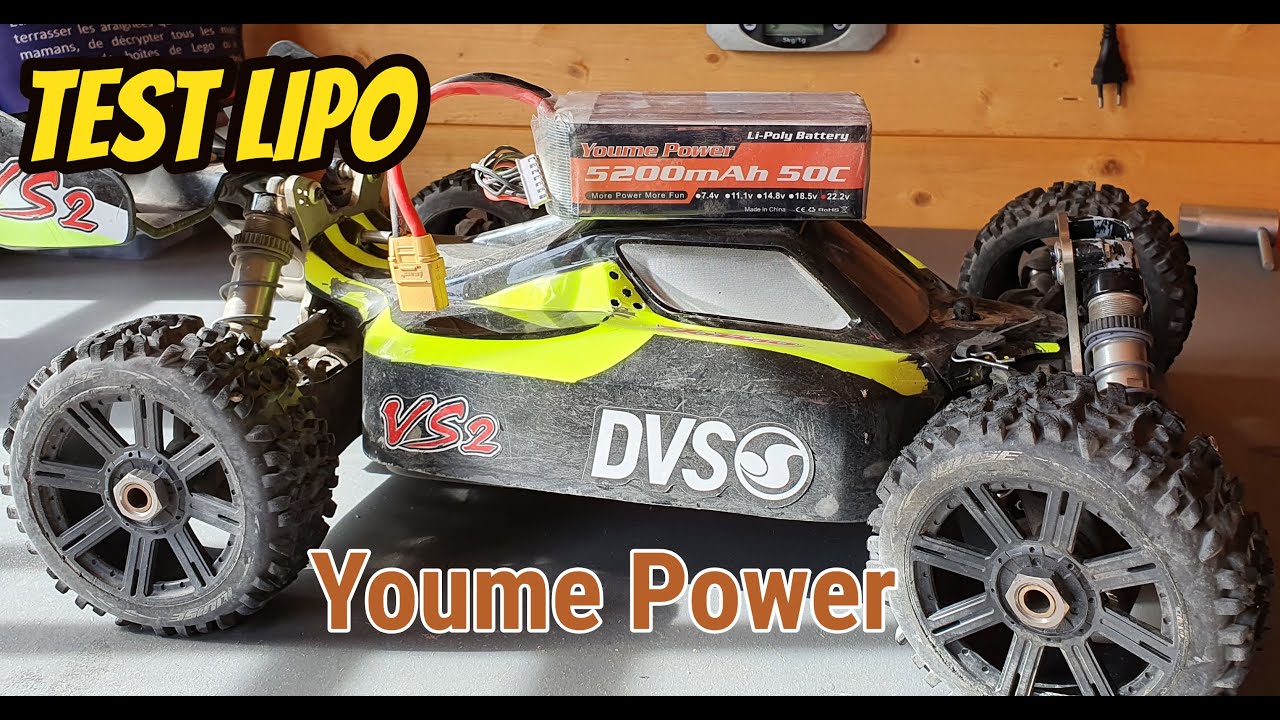 test lipo youme power sur hobao hyper vs2