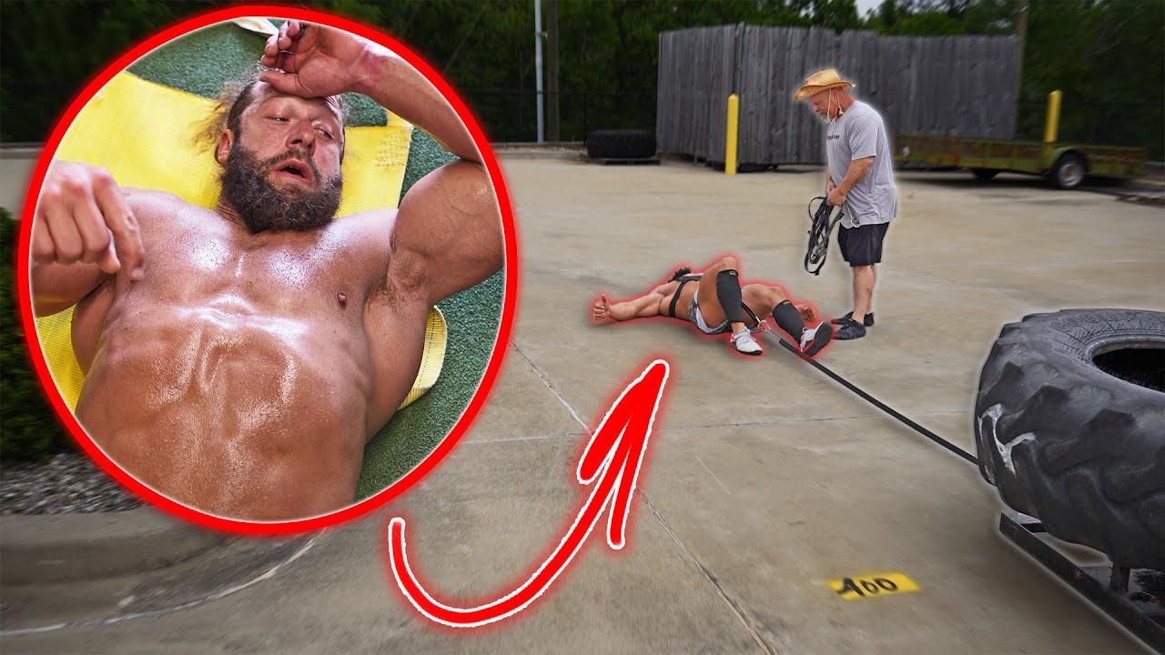 VERY HARD SLED WORKOUT! (how bad could it be?)